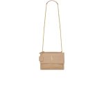 dark YSL Crocodile-embossed leather SUNSET Medium