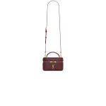Red YSL GABY lambskin cosmetic Bag