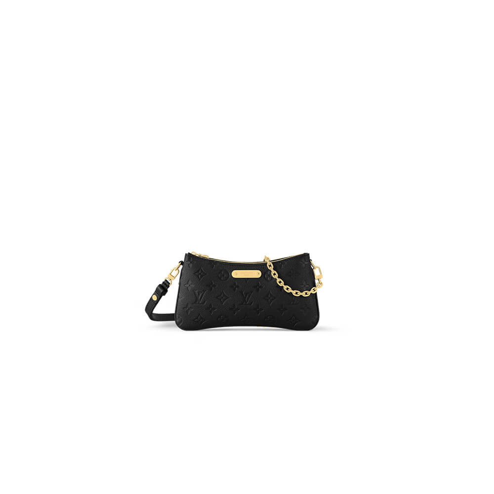 Black LV Liv Pochette