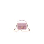 Pink lychee pattern Chanel Small Handbag (high-end grade)