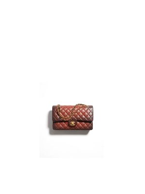 Brown CHANEL CLASSIC 11.12 HANDBAG (high-end grade)