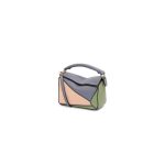 Nude LOEWE Mini Puzzle bag in classic calfskin