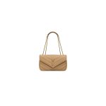 Beige YSL LOULOU medium in MATELASSE lambskin