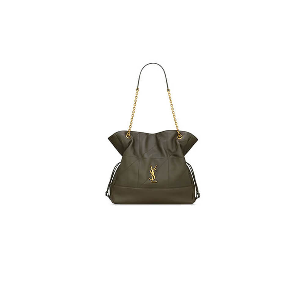 LIGHT MUSK YSL JAMIE SHOPPING BAG in lambskin