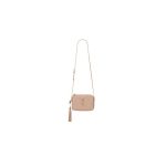 ROSY SAND YSL LOU CAMERA BAG IN QUILTED LEATHER