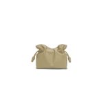 Clay Green LOEWE Medium Flamenco clutch in nappa calfskin (HIGH-END GRADE)