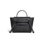 Black CELINE MICRO BELT BAG