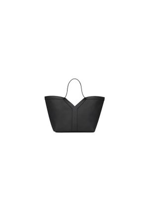 Black YSL Y TOTE IN LEATHER (High-end grade)