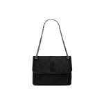 Grosgrain SAINT LAURENT NIKI MEDIUM IN SUEDE
