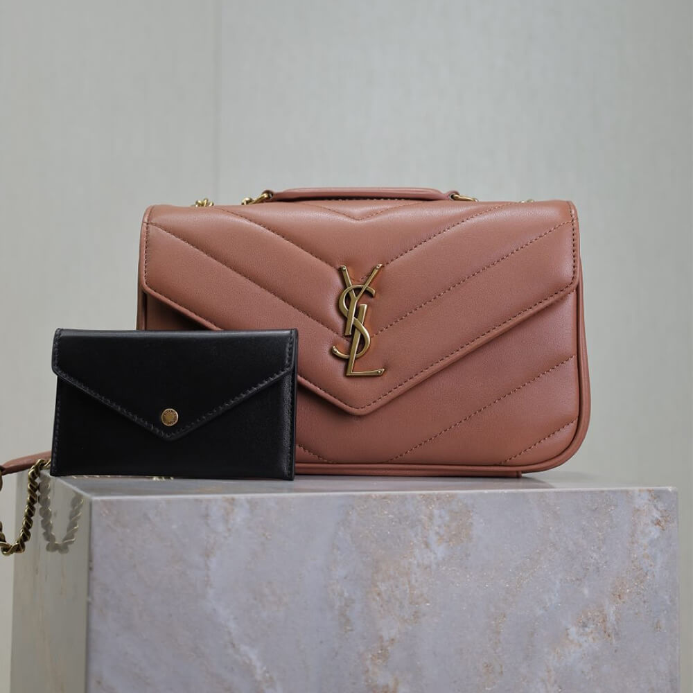 Hortensia YSL LOULOU small in MATELASSE lambskin - Image 2