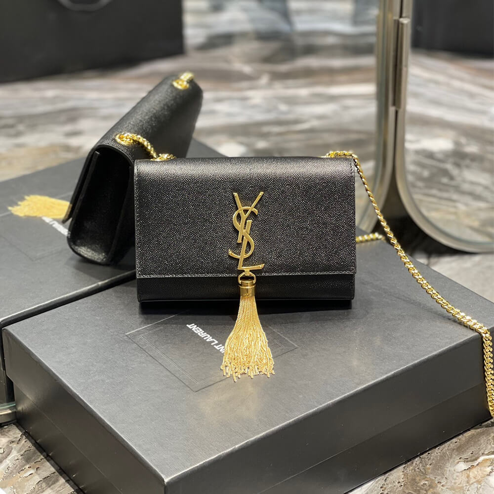 Black YSL KATE SHOULDER BAG - Image 2