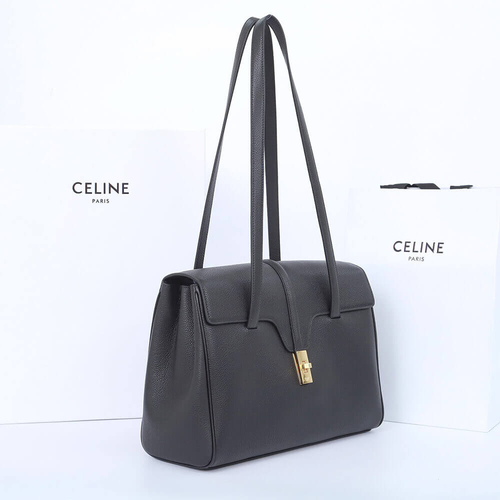 CELINE Medium Soft 16 Bag in Smooth Calfskin(High-end Grade) - Image 3
