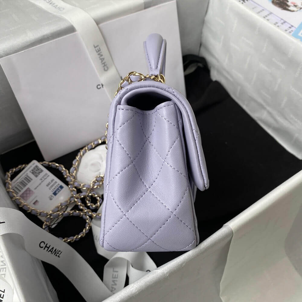 CHANEL Mini Classic Handbag With Top Handle - Image 3