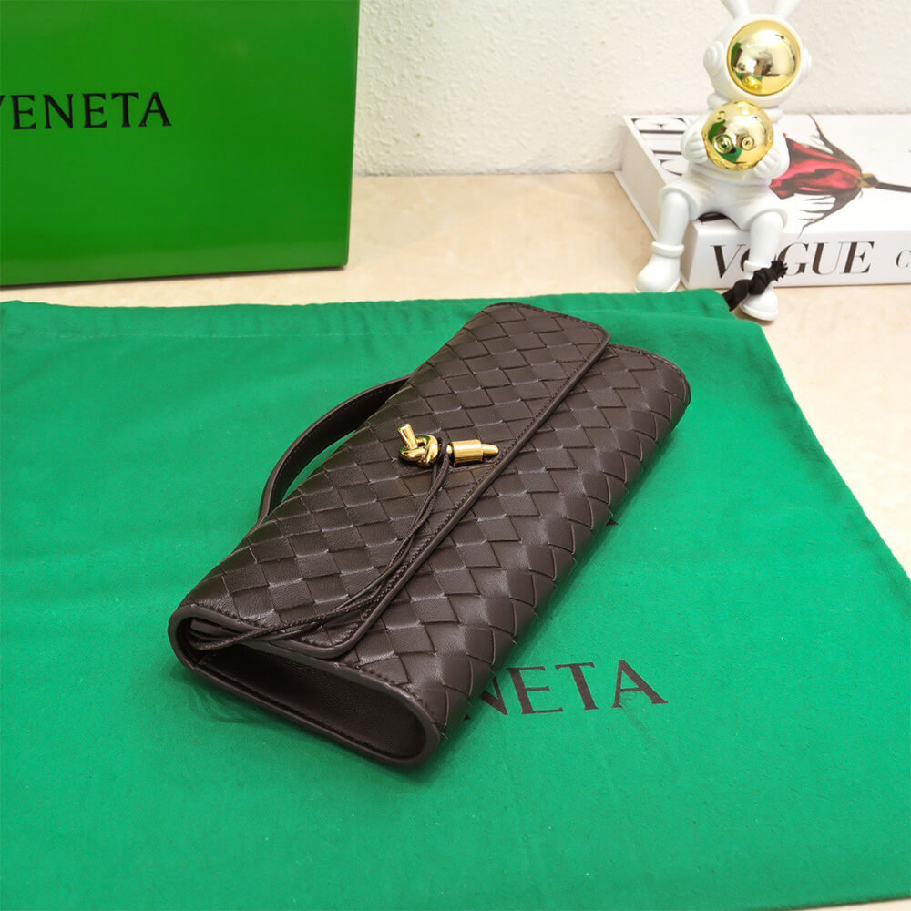 Fondant Bottega Veneta Andiamo Clutch (HIGH-END GRADE) - Image 4