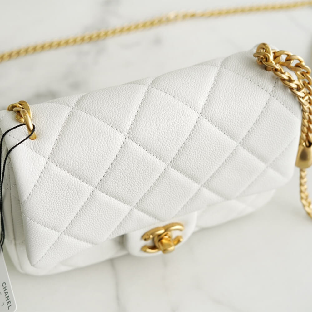 Chanel Love Gold Ball Chain Shoulder Bag - Image 5