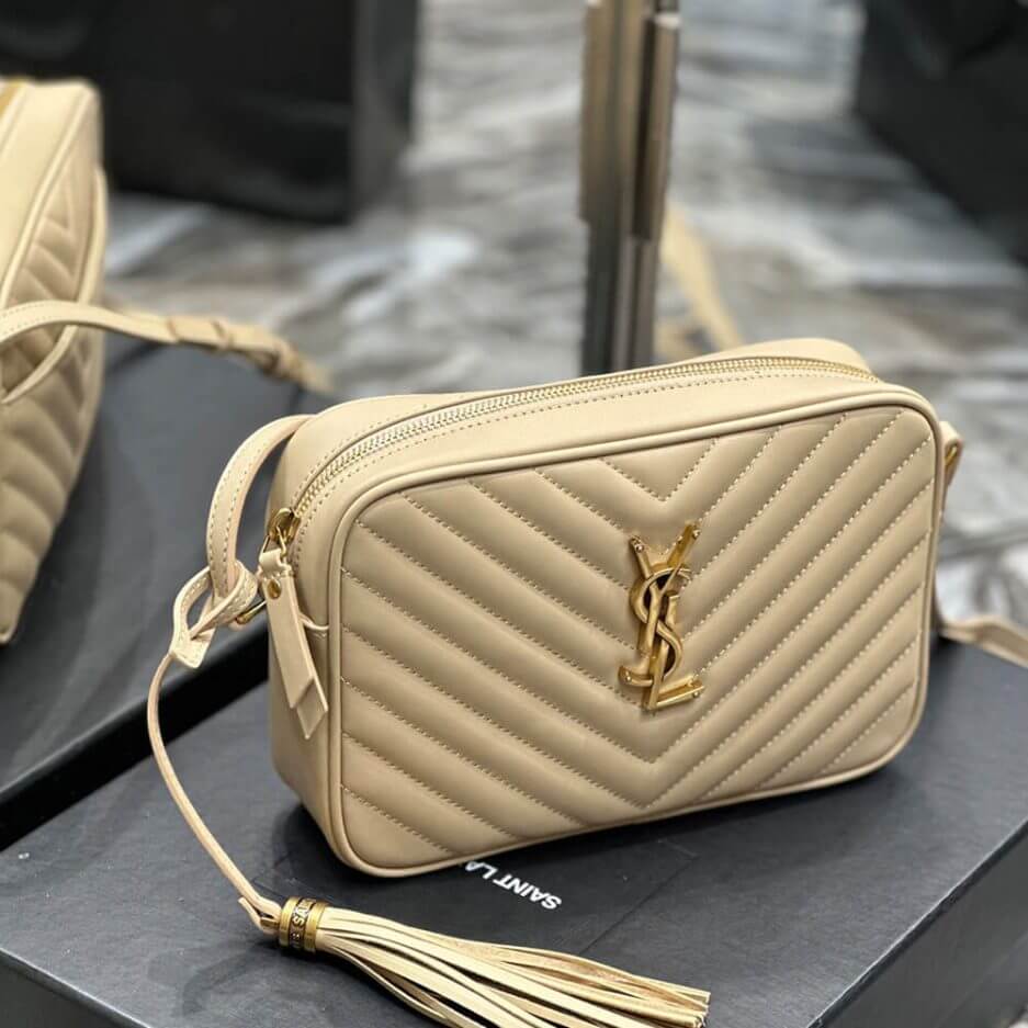 IVOIRE YSL LOU CAMERA BAG IN QUILTED LEATHER - Image 5