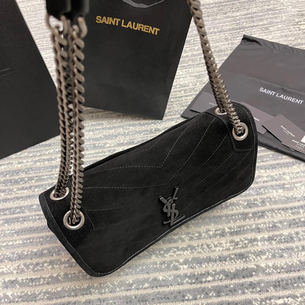 Grosgrain SAINT LAURENT NIKI MEDIUM IN SUEDE - Image 5