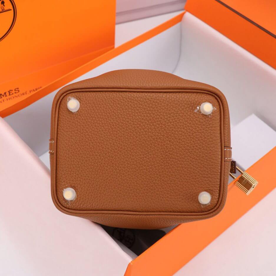 Brown Hermes Picotin Lock 22 bag - Image 5