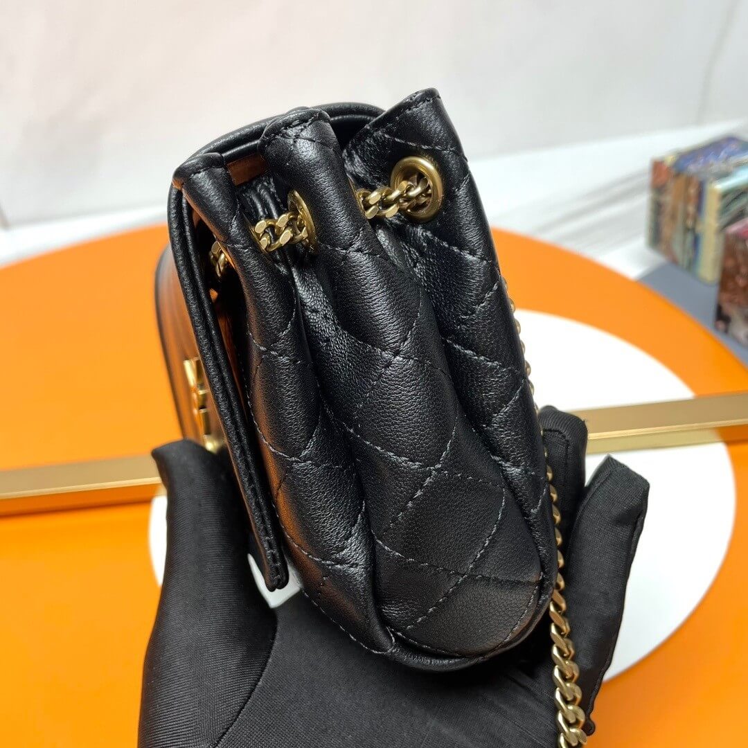Black YSL MINI NOLITA IN LAMBSKIN - Image 6