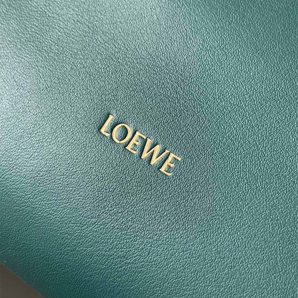 Vetiver LOEWE Medium Flamenco clutch in nappa calfskin (HIGH-END GRADE) - Image 6