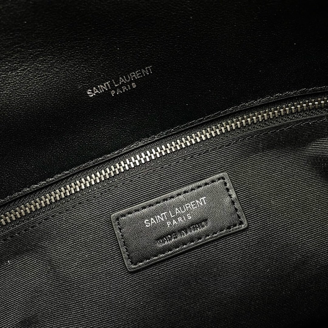 Black YSL PUFFER SMALL in Nappa leather - Image 7
