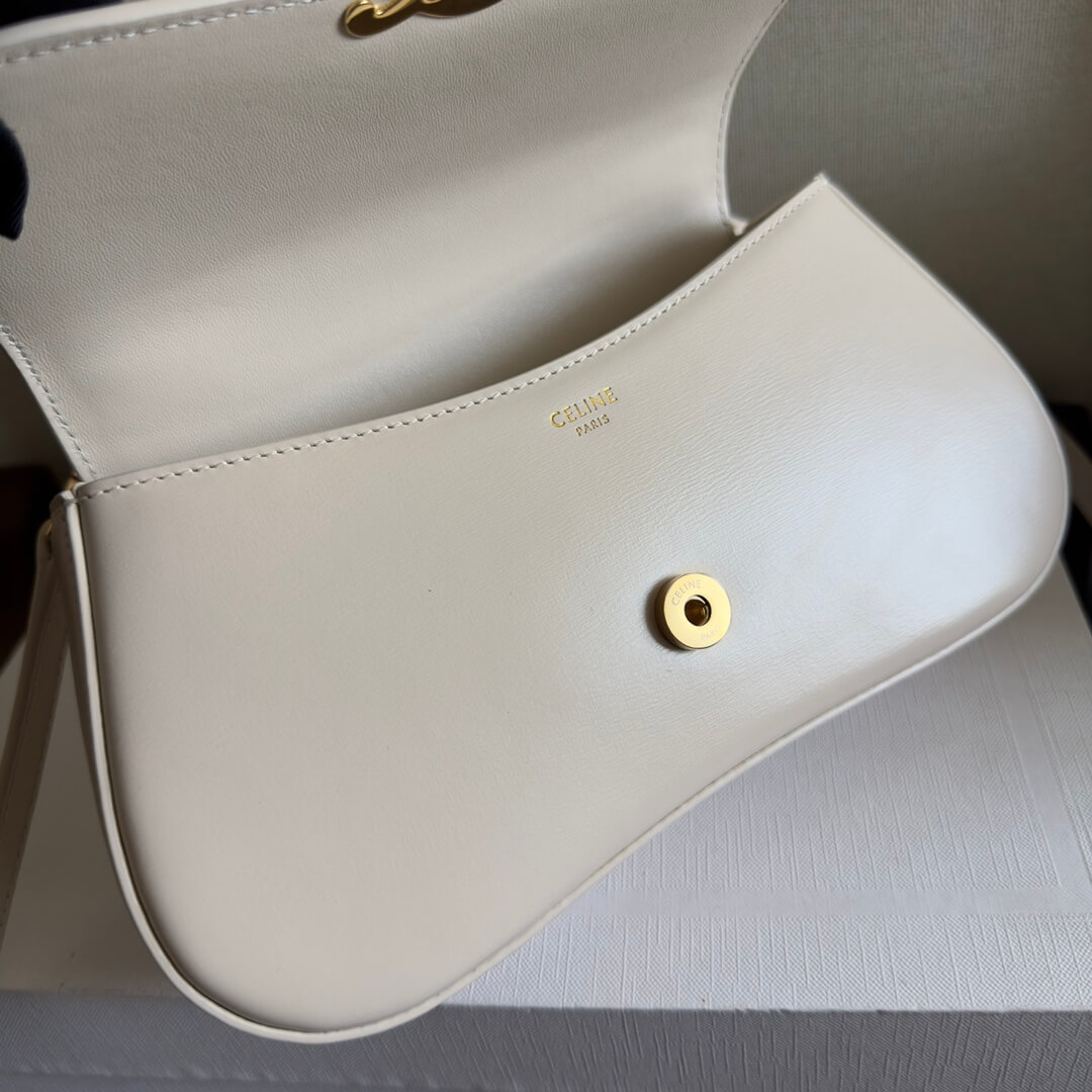 CELINE TEEN CELINE LOLA bag in shiny calf leather(High-end Grade) - Image 7