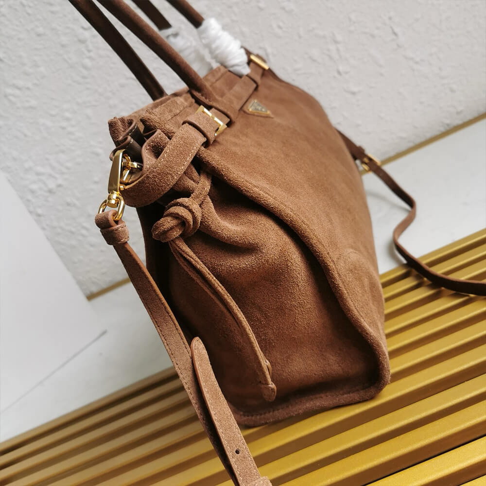 Brown Prada Large leather handbag (high-end grade) - Image 7